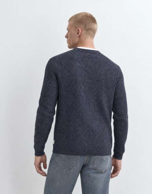 Jack & Jones jersey oversize esponjoso en azul, 10 de 10