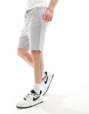 Jack & Jones Jersey Shorts In Grey-gray