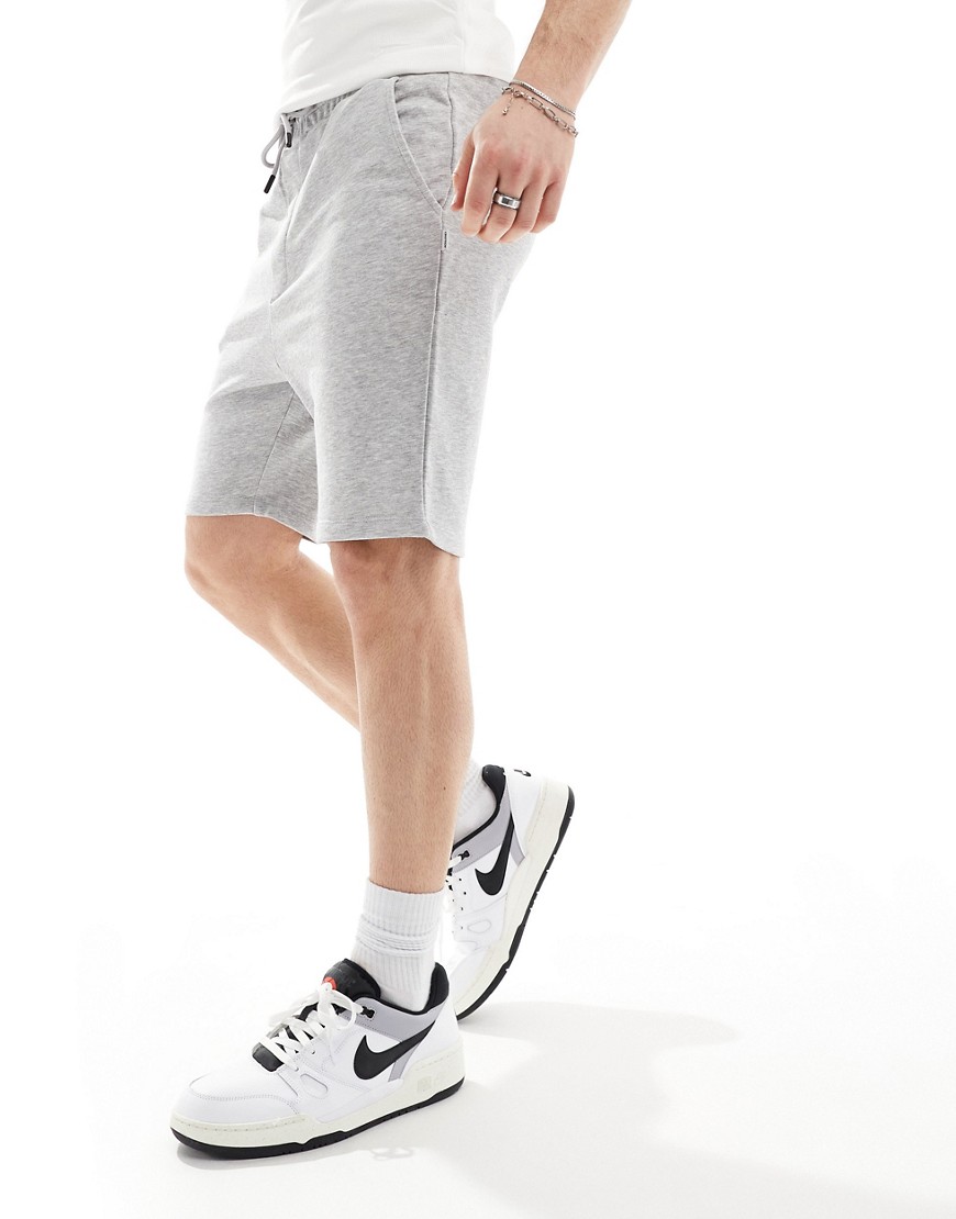 jersey shorts in grey-Gray