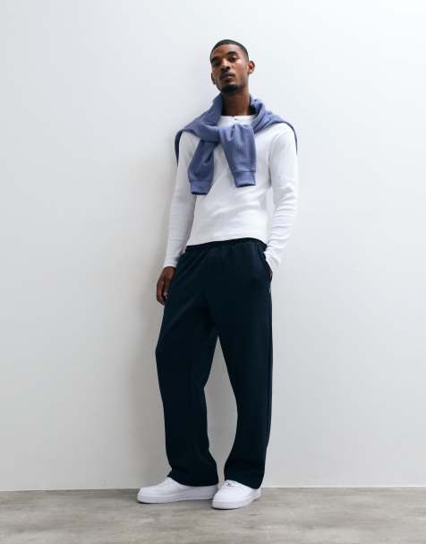 Jack & Jones Jogger mit weitem Bein in Marineblau - view 1