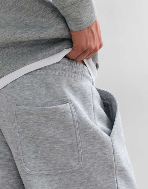 Jack & Jones Jogger mit weitem Umschlag in Graumeliert, 4 von 5