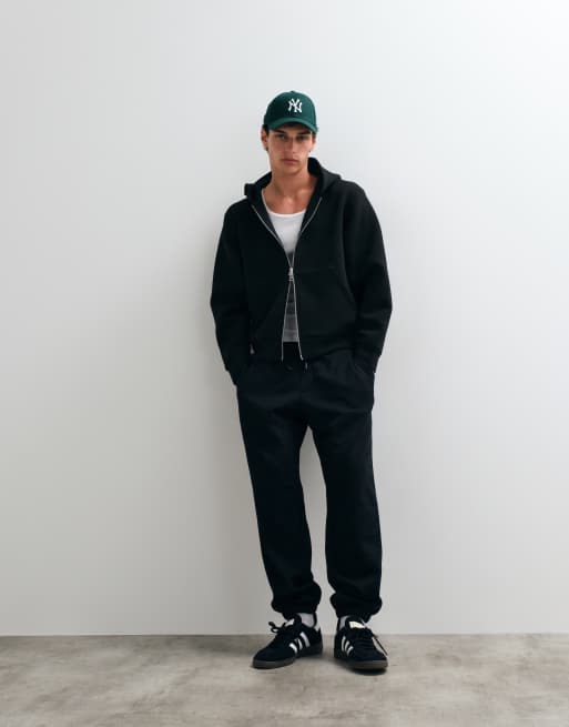 Jack & Jones Jogger mit weitem Umschlag in Schwarz, 3 von 5