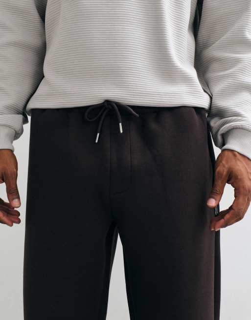 Jack & Jones jogger style scuba marron foncé, 5 de 5