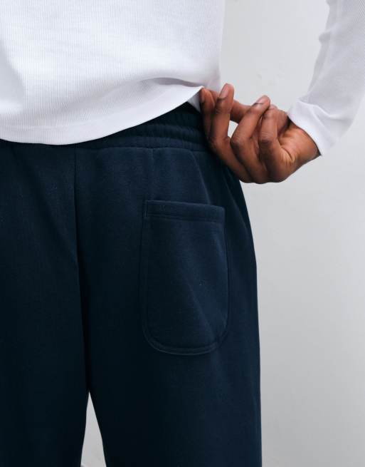 Jack & Jones joggers a gamba ampia blu navy, 5 di 5