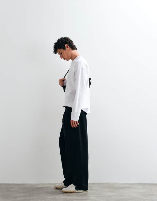 Jack & Jones joggers pianta larga neri, 3 di 5