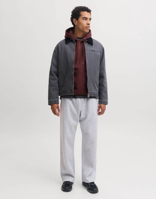 Jack & Jones joggingbukser i lysegråmeleret, 3 af 7