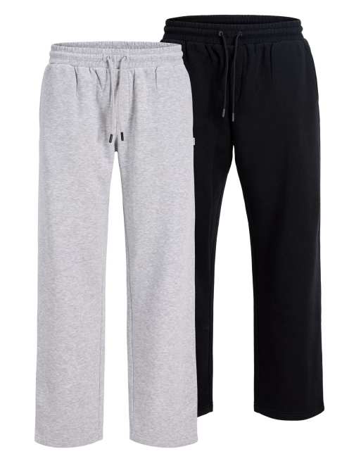 Jack & Jones joggingbukser i lysegråmeleret, 7 af 7