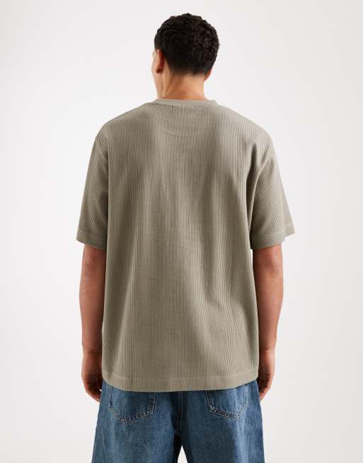 Jack & Jones – Kakifärgad t-shirt i oversized fit, 3 av 5