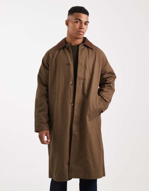 Jack & Jones - Kakifarvet mac-frakke, 3 af 5
