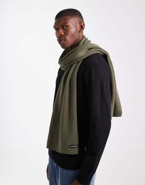 Jack & Jones - Kakifarvet tørklæde - view 1