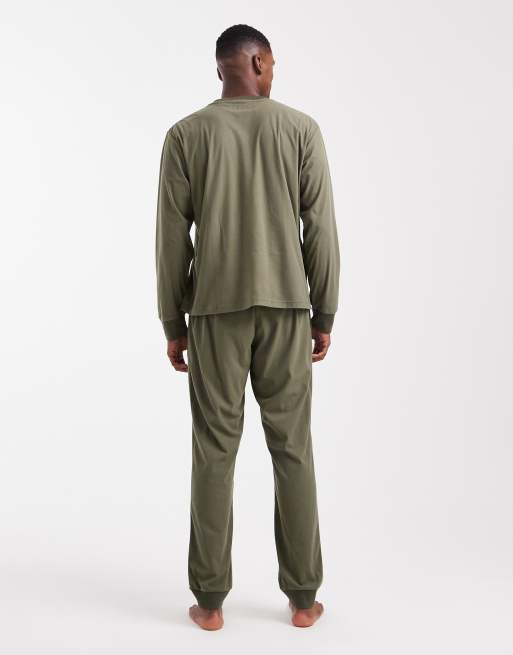 Jack & Jones - Kakigrønt loungesæt, 3 af 5