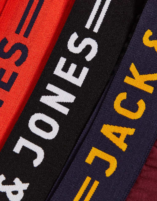 Jack & Jones – Kalsonger 3-pack med kontrastband i midjan, 4 av 4