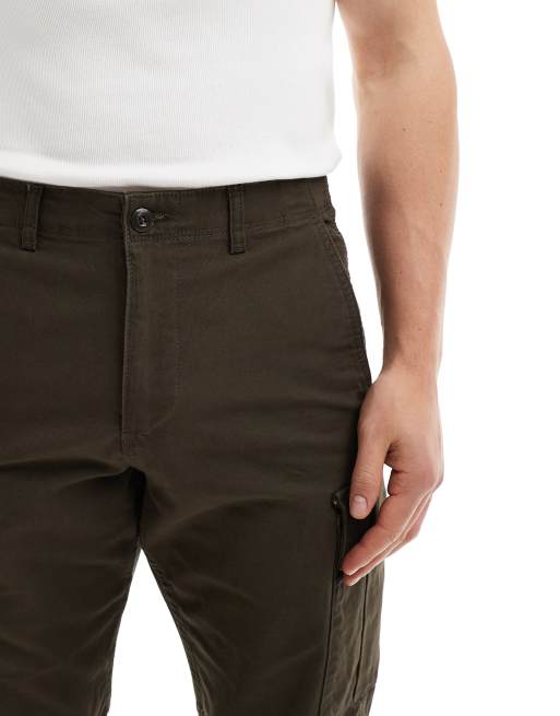 Jack & Jones kane barkley wide fit cargo in brown