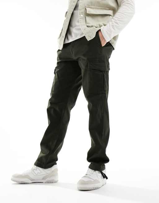Jack & Jones Kane loose cargos in khaki