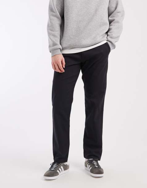 Jack & Jones – Kane – Marinblå chinos med ledig passform - view 1