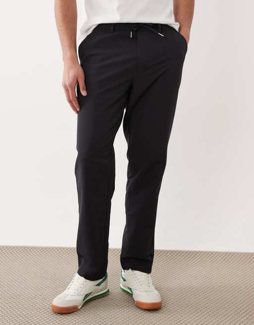 Jack & Jones Kane smart trackies in navy, 2 of 5