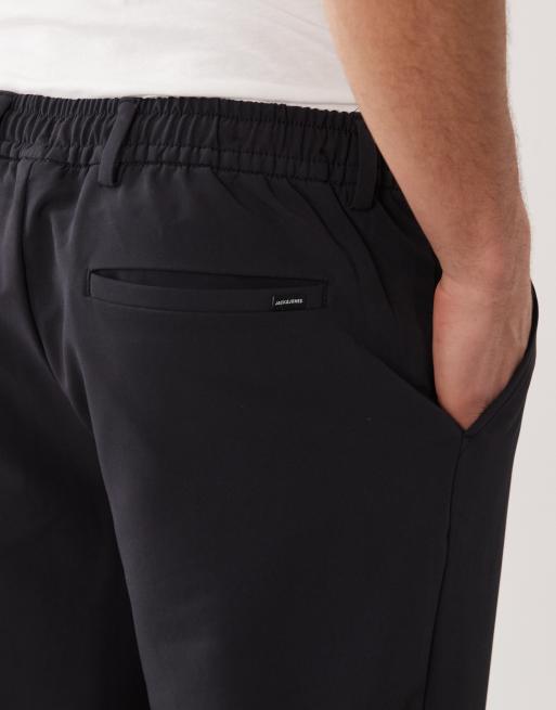 Jack & Jones Kane smart trackies in navy, 5 of 5