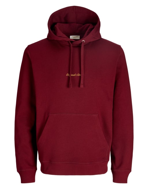 Jack & Jones – Kapuzenpullover in Cabernet-Rot, 7 von 7