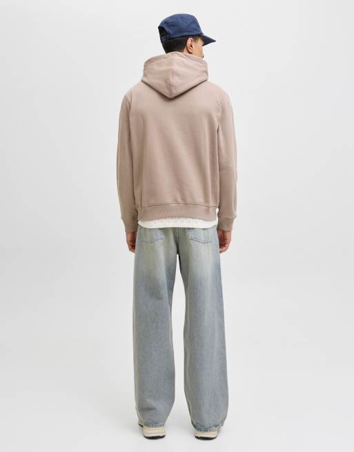 Jack & Jones – Kapuzenpullover in Mokka-Meringue, 2 von 7