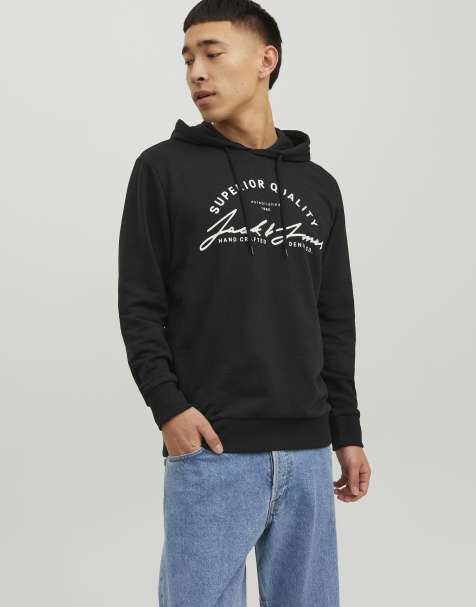 Jack & Jones – Kapuzenpullover in Schwarz - view 1