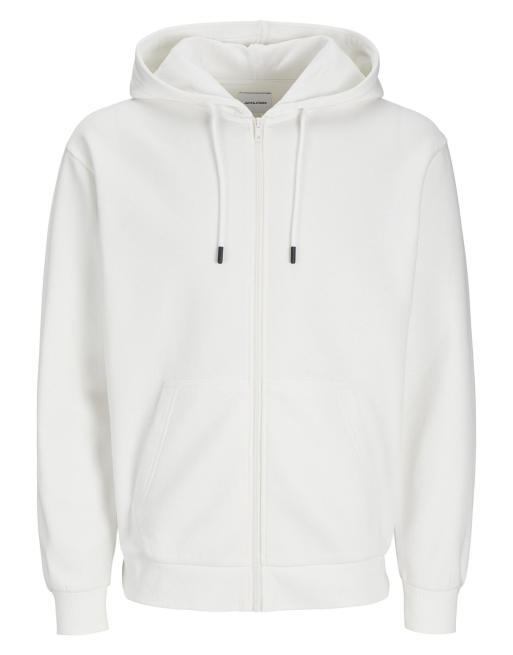 Jack & Jones Kapuzenpullover mit Reißverschluss in Cloud Dancer, 7 von 7