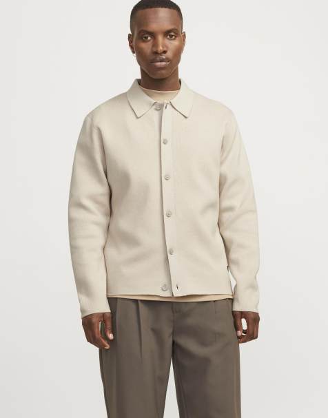 Jack & Jones – Kardigan w srebrnym kolorze - view 1