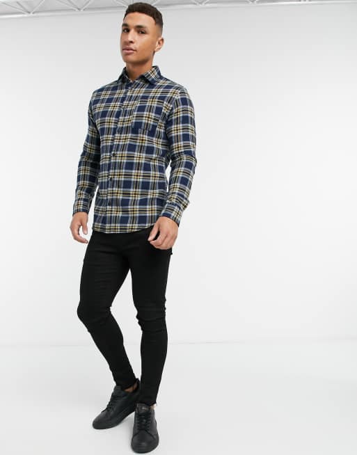 Jack Jones Kariertes Flanellhemd Asos
