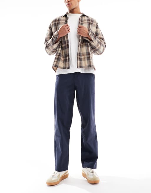 Jack & Jones – Karl – Lockere Chinohose in Marineblau, 2 von 5