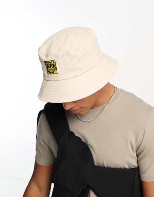 Jack & Jones – Keith Haring – Beżowy kapelusz typu bucket