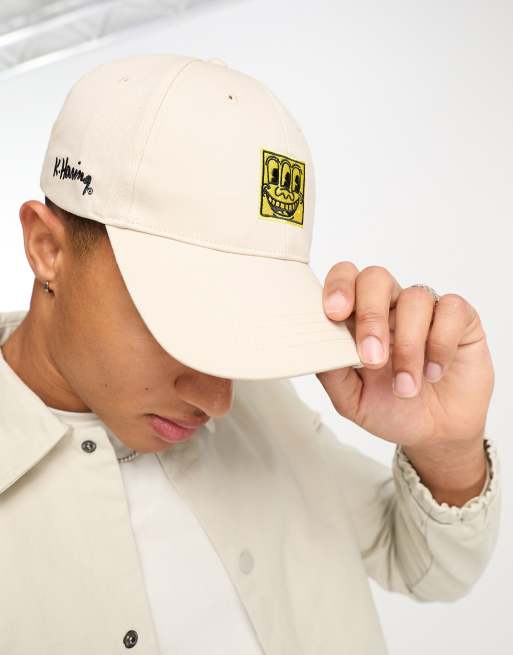 Jack & Jones - Keith Haring - Cappello da pescatore beige 