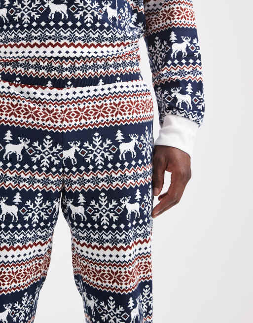 Jack & Jones - Kerstmis - Loungeset met Fair Isle-motief, 2 van 4