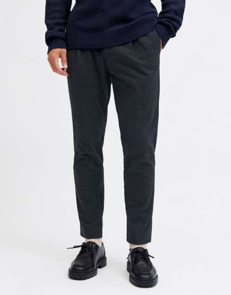 Jack & Jones - Klassieke broek in donker marineblauw - view 1