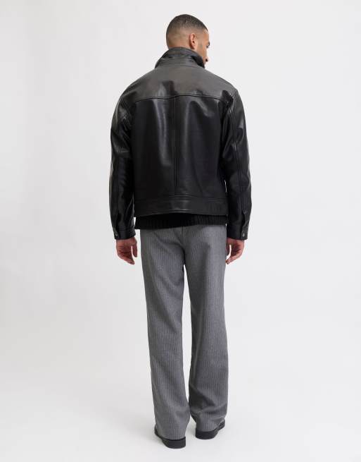 Jack & Jones klassische Hose in dunkelgrau meliert, 2 von 7
