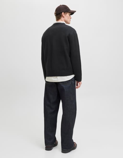 Jack & Jones knitted cardigan in black, 3 of 7