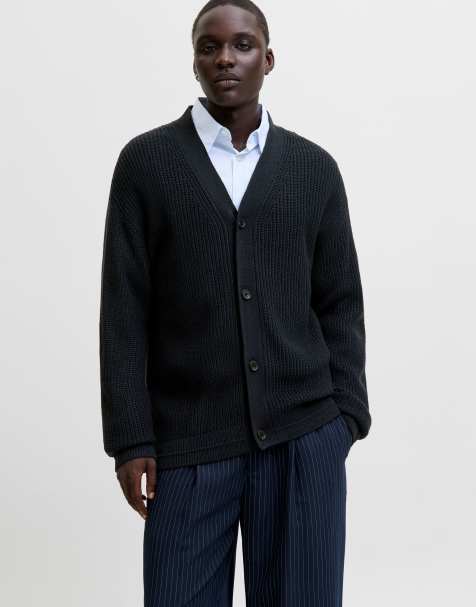 Jack & Jones Knitted cardigan in sky captain - view 1