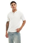 [Jack & Jones] Jack & Jones knitted polo in white XXL Cloud Dancer