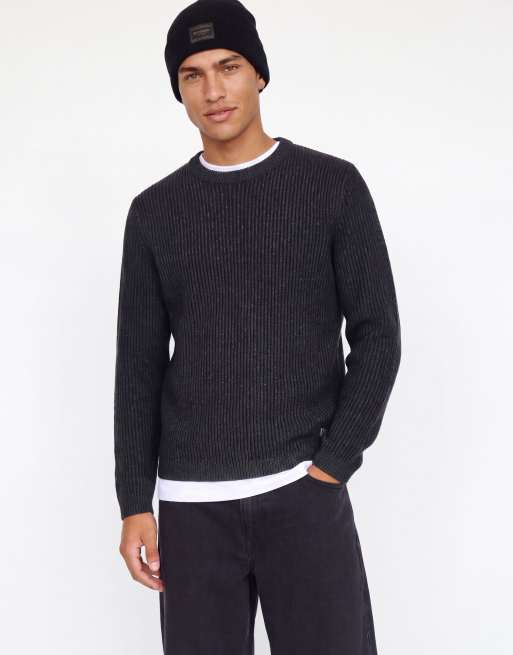 Jack & Jones Knitted pullover in black, 4 of 6