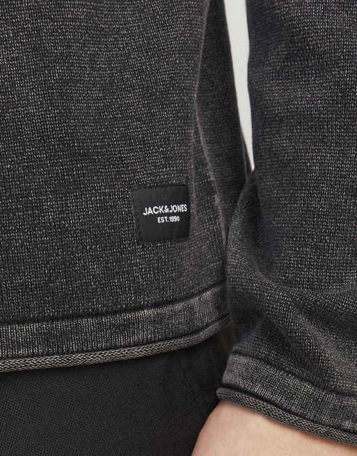 Jack & Jones Knitted pullover in caviar, 4 of 7