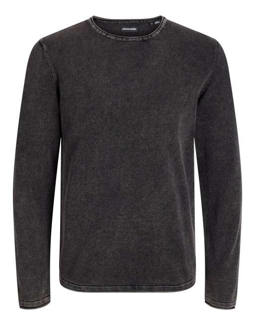 Jack & Jones Knitted pullover in caviar, 7 of 7