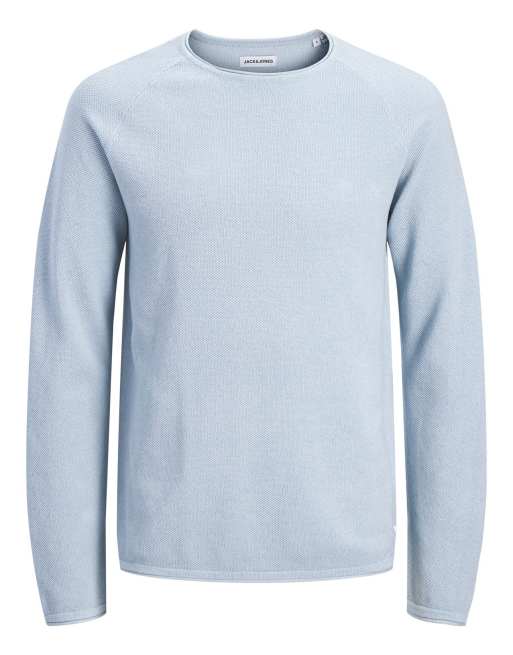 Jack & Jones Knitted pullover in celestial blue, 7 of 7