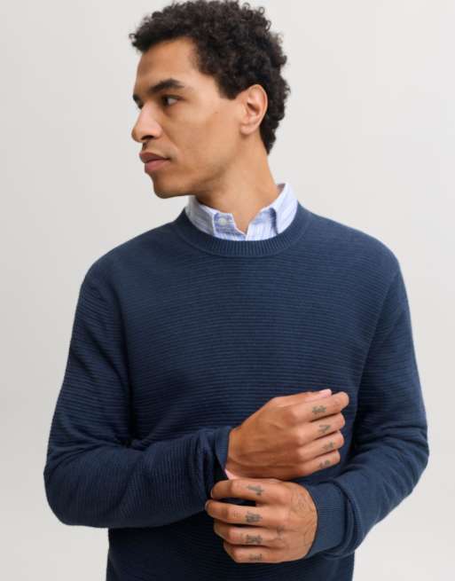 Jack & Jones Knitted pullover in insignia blue, 6 of 7