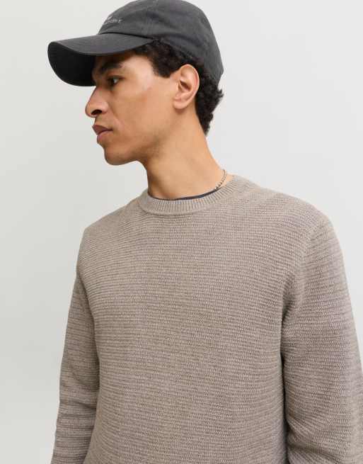 Jack & Jones Knitted pullover in morel, 6 of 7