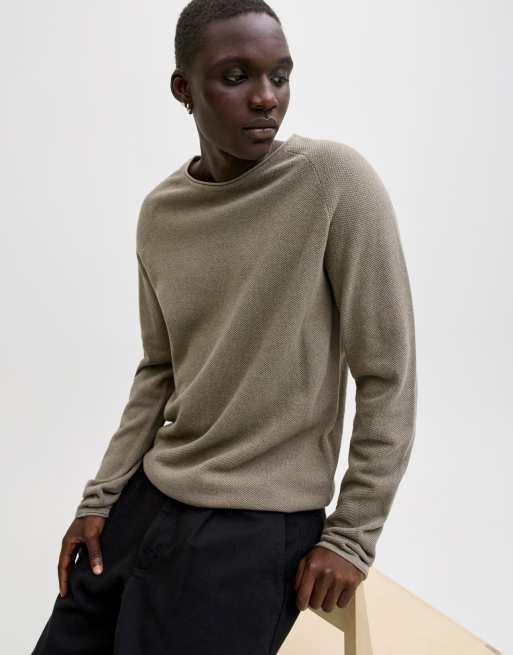 Jack & Jones Knitted pullover in vetiver, 6 of 7