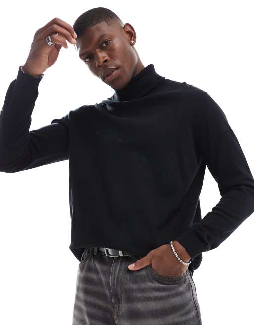 Jack & Jones knitted roll neck jumper , 3 of 4
