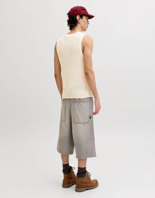Jack & Jones Knitted top in sea salt, 2 of 5