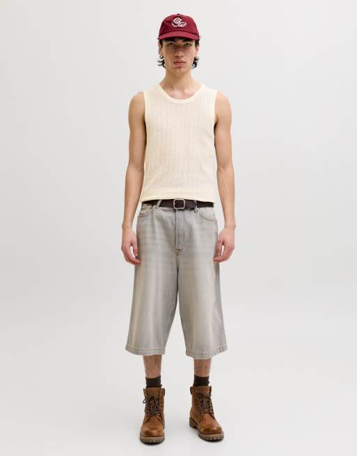 Jack & Jones Knitted top in sea salt, 3 of 5