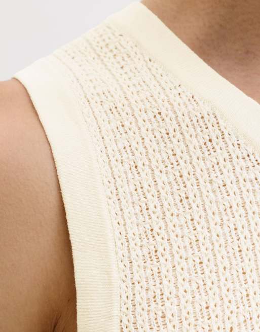 Jack & Jones Knitted top in sea salt, 4 of 5