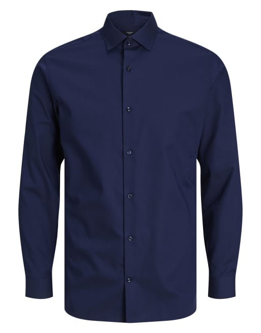 Jack & Jones koszula elegancka w kolorze granatowym, 7 z 7
