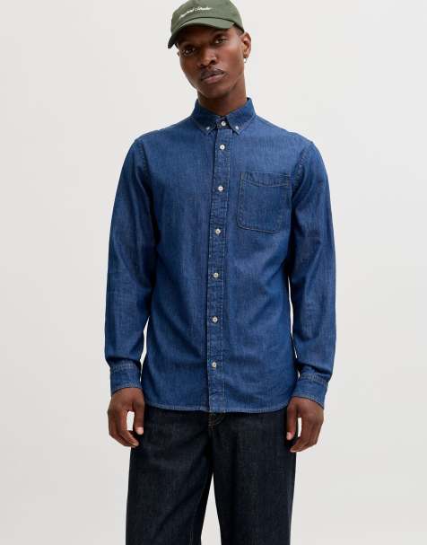Jack & Jones koszula jeansowa w niebieskim denimie - view 1