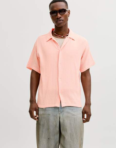 Jack & Jones – Koszula w kolorze brzoskwiniowym - view 1